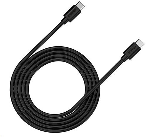 CANYON kabel UC-12, USB-C – USB-C, 100W, 20V/5A, 2m, černá - CNS-USBC12B