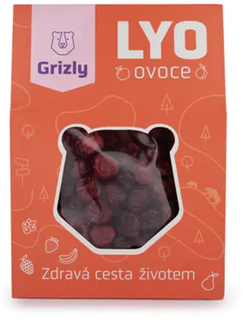 GRIZLY sušené ovoce - višně, lyofilizované, 50g - Gvl50