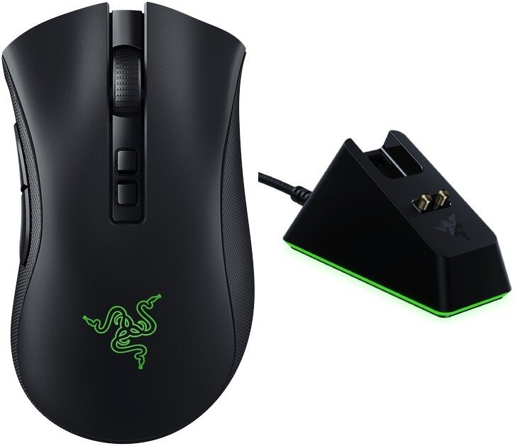 Razer DeathAdder V2 Pro + Mouse dock, černá - RZ01-03350400-R3G0