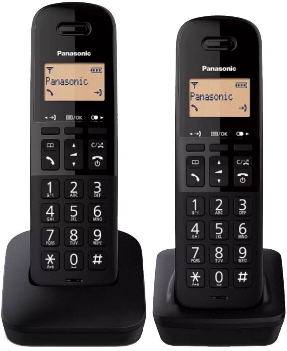 Panasonic KX-TGB612FXB Twinpack, černá - KX-TGB612FXB