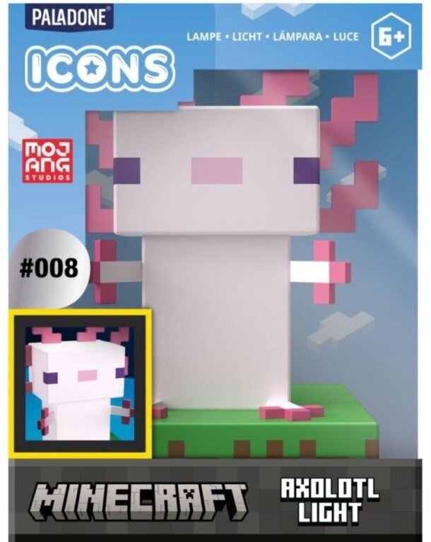 Lampička Minecraft - Axolotl Icon Light - PP11390MCF