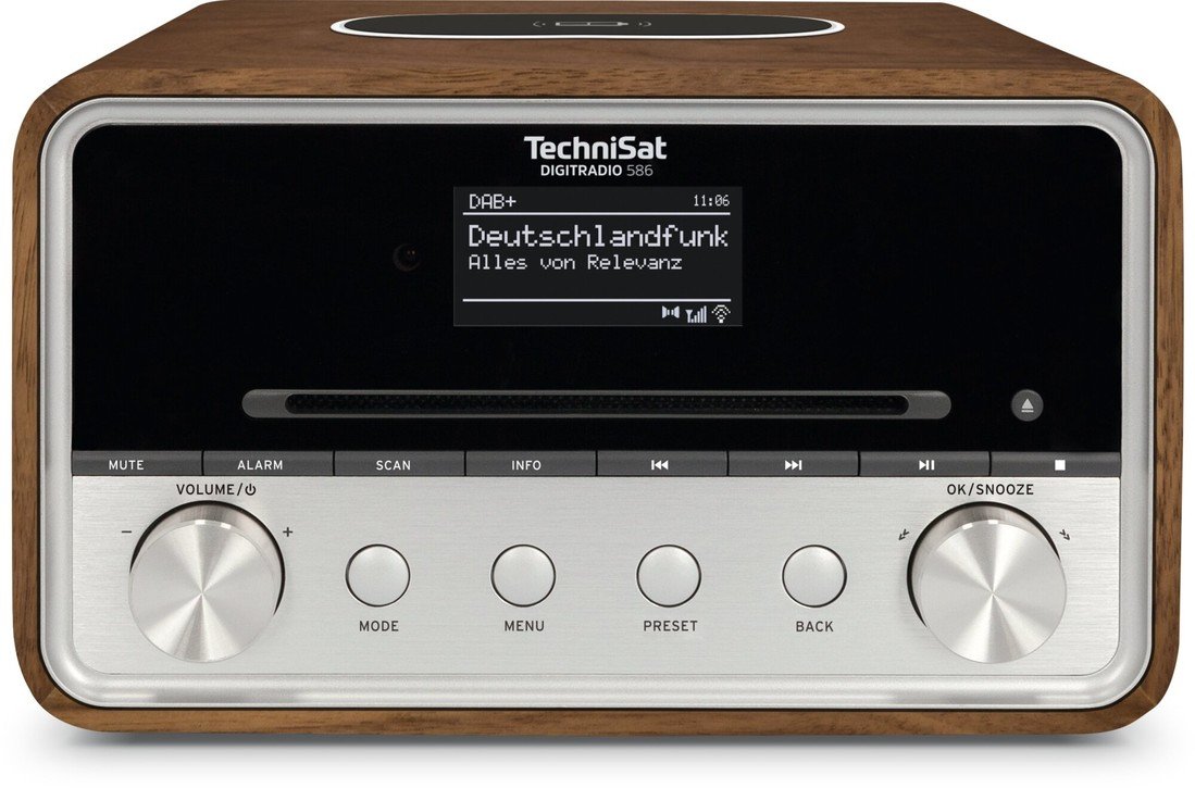 TechniSat DigitRadio 586, walnut/stříbrná - 0002/3986
