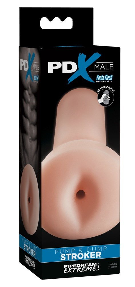 PDX Pump & Dump - realistic butt masturbator (natural)