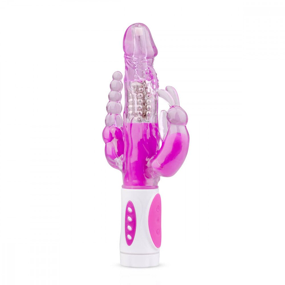 Easytoys Raving Rabbit - 3 prong vibrator (pink)