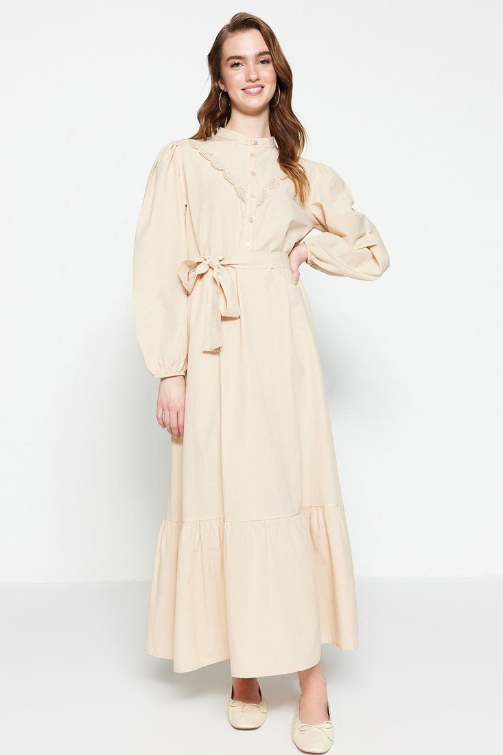 Trendyol Dress - Beige - Shirt dress