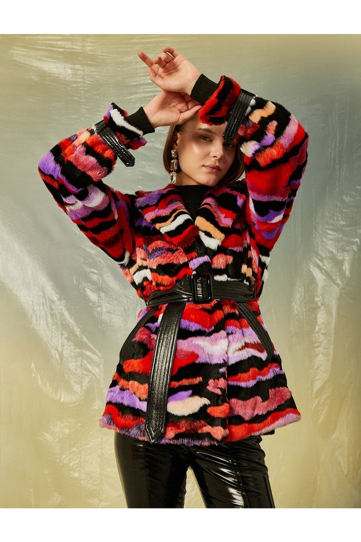 Koton Coat - Multi-color - Basic