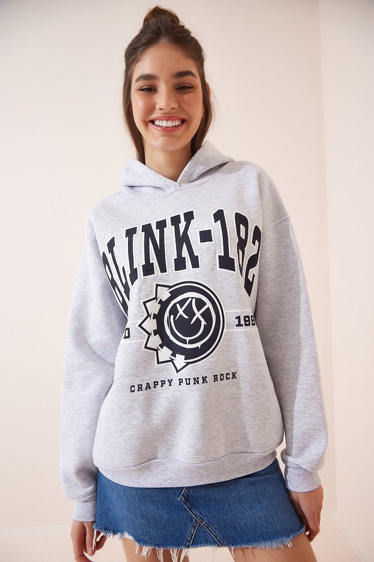 Happiness İstanbul Sweatshirt - Gray - Regular fit