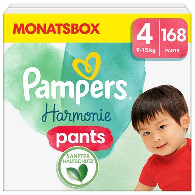 PAMPERS Pants Harmonie velikost 4 Plenkové Kalhotky, měsíční balení 168 ks