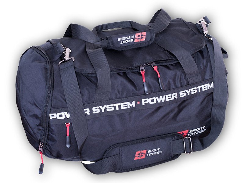 Power System GYM BAG DYNAMIC - BLACK/RED - 7012