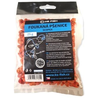 KS Fish foukaná pšenice 25g scopex-KS211364