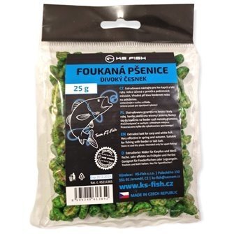 KS Fish foukaná pšenice 25g česnek-KS211365