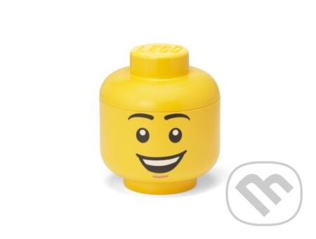 LEGO úložná hlava (veľkosť S) - šťastný chlapec - LEGO