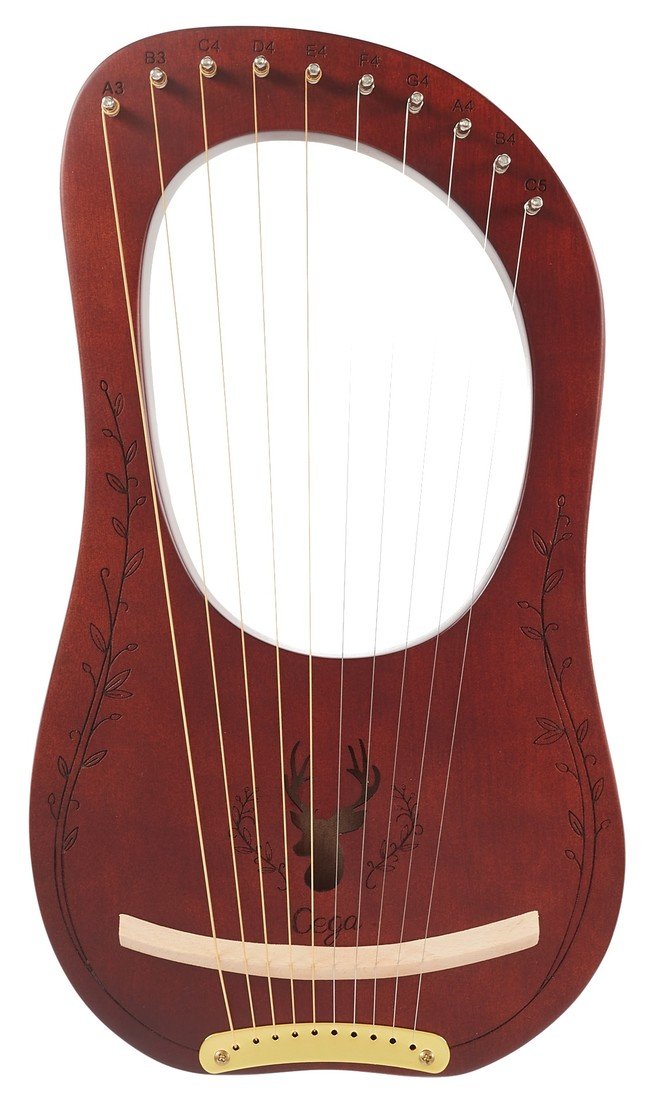 Cega Lyre Harp 10 Strings Coffee (rozbalené)