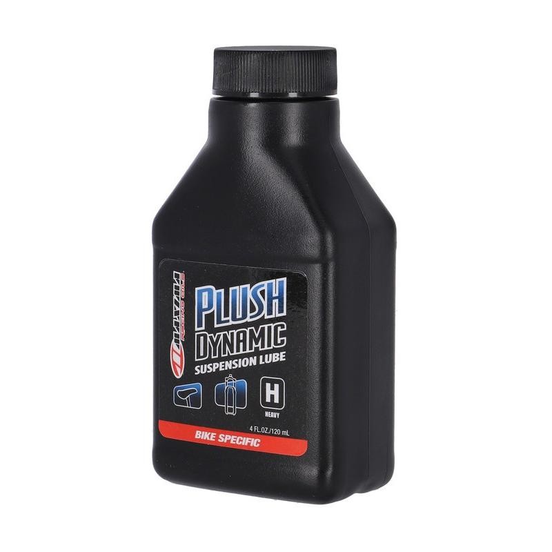 Olej RockShox Maxima Plush Dynamic Suspension Lube Heavy - láhev 120 ml, pro vidlice SID, SID SL, Rudy