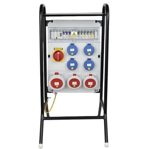 Staveništní rozvaděč ETI EDS16S 4-2/3-5 16/32-VYP vypínač chránič 63/003A zásuvky 1x32A 5p 2x16A 5p 4x230V 004483430