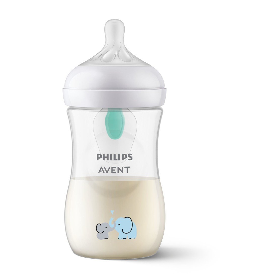 PHILIPS AVENT Láhev Natural Response s ventilem AirFree 260ml, 1m+, slon