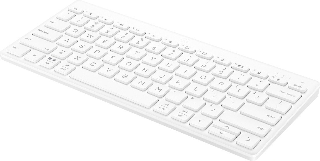 HP 350 WHT Compact Multi-Device Keyboard/Bluetooth