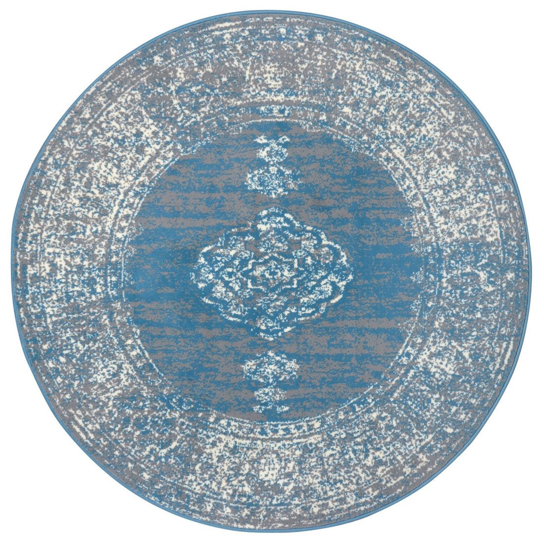 Hanse Home Collection koberce Kusový koberec Gloria 105516 Sky Blue kruh - 160x160 (průměr) kruh cm Modrá