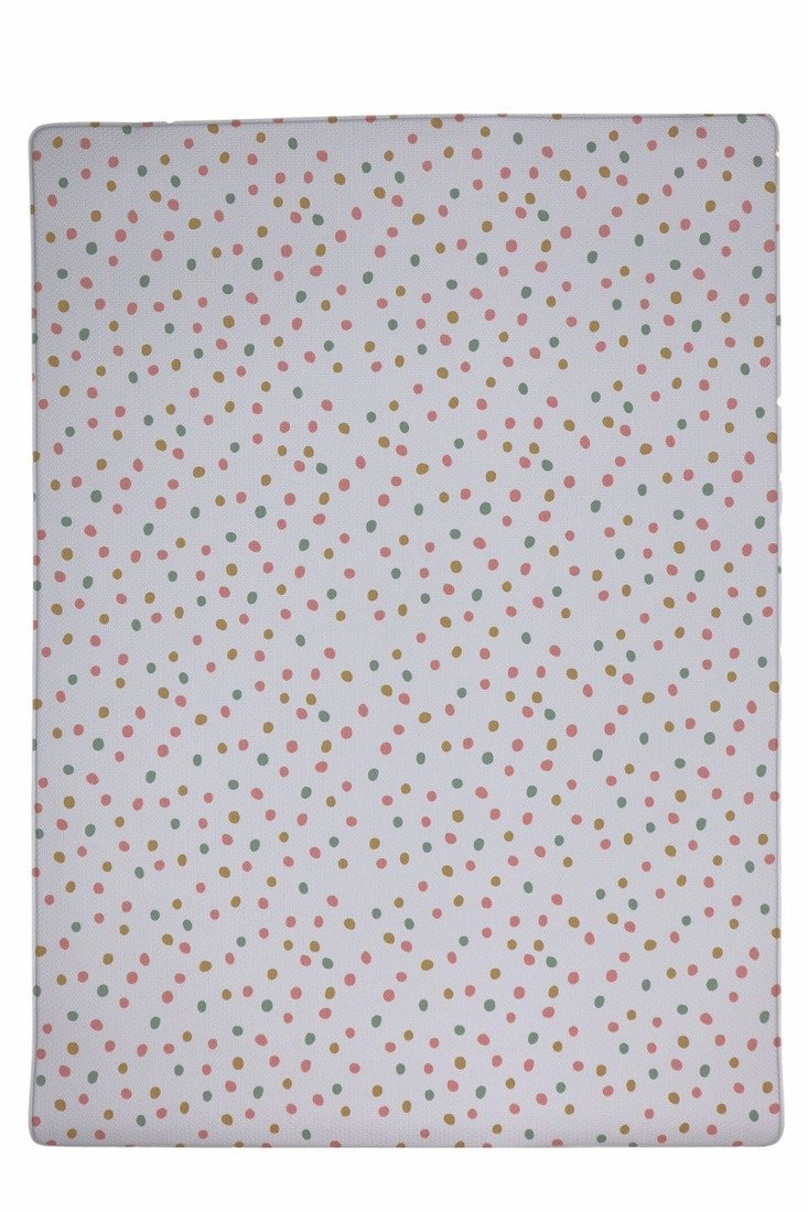 Little gem. carpets Dětský pěnový koberec All about dots - 100x140 cm Béžová