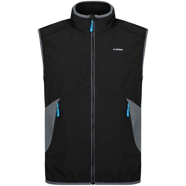 Loap URYLON Pánská vesta, černá, velikost XL
