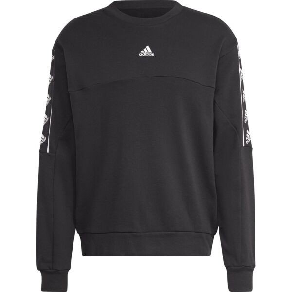 adidas BL SWT Pánská mikina, černá, velikost XXL