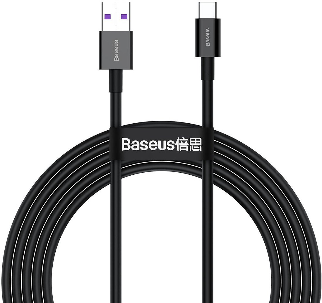 BASEUS Superior Series rychlonabíjecí kabel USB/Type-C 66W 2m černá CATYS-A01