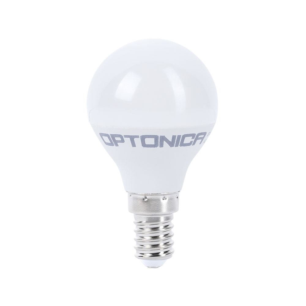 Optonica LED Žárovka E14 G45 5.5 W 5.5W Teplá bílá