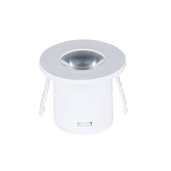 Optonica LED Cabinet Light - 1W kruhové - bílé Body 1W Teplá bílá