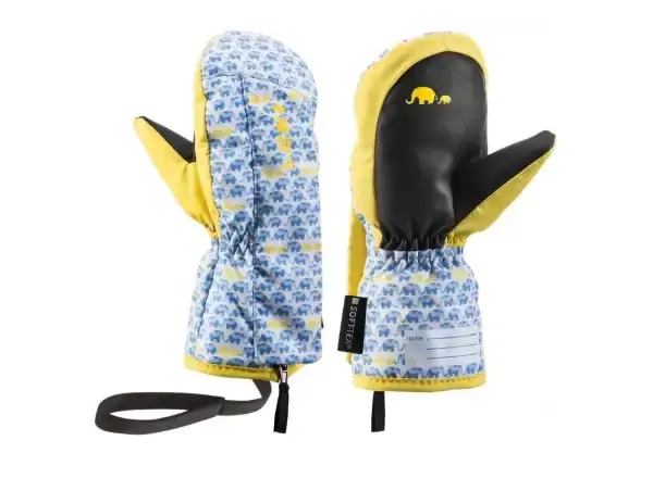 Leki Little Elephant Zap Mitt sjezdové rukavice blue/yellow vel. 1