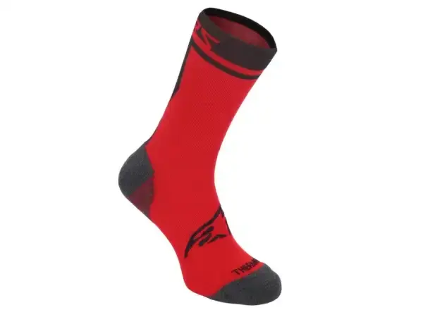 Alpinestars Winter Thermal 17 ponožky Red/Black vel. S