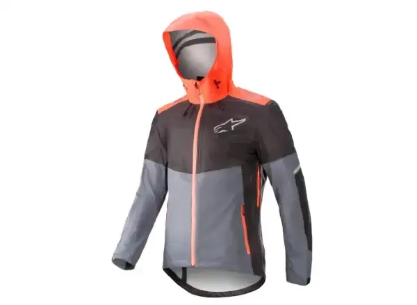 Alpinestars Tahoe WP Jacket 2021 Grisaille Black/Coral Fluo