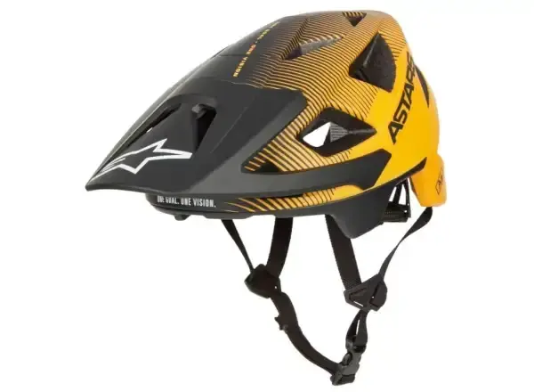 Alpinestars Vector Pro enduro přilba ebony tangerine matt vel. M (57-58 cm)