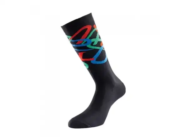 Cinelli COLUMBUS TUBOGRAPHY ponožky vysoké černá XS-S