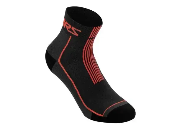 Alpinestars Summer 9 ponožky black/bright red vel. S (35-38)