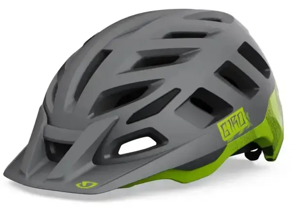 GIRO Radix Mat Metalic Black/Lime vel. S (51-55 cm)