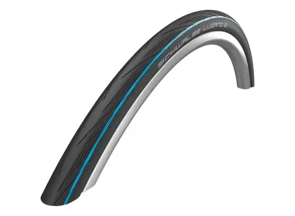 Schwalbe Lugano 2 25-622 silniční plášť kevlar black/blue 25 mm