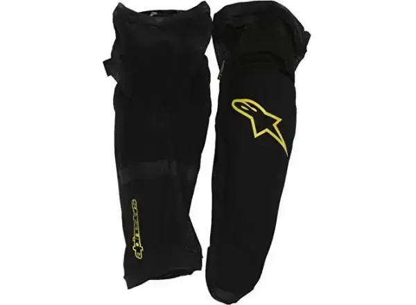 Alpinestars Paragon Plus chrániče kolen black/yellow acid S