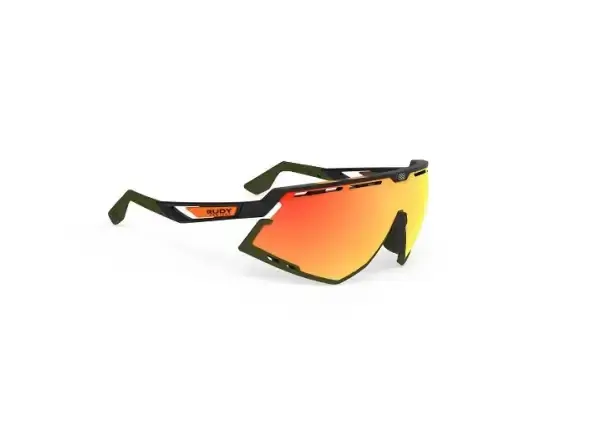 Rudy Project Defender brýle Stripes Black Matte/Black Multilaser Orange