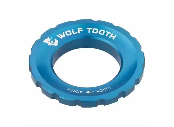 Wolf Tooth Centerlock externí matice modrá