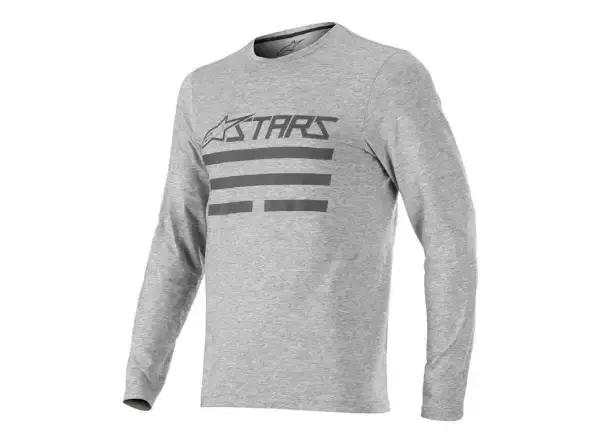 Alpinestars Merino pánský dres dlouhý rukáv Melange Light Gray Atlantic vel. M