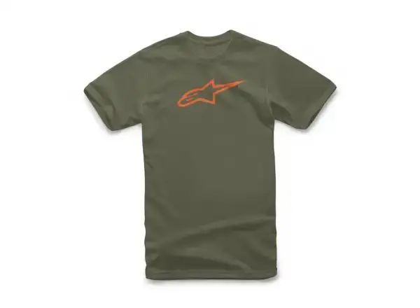 Alpinestars triko Ageless Tee zelená/oranžová