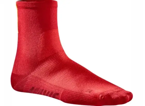 Mavic Cyklistické ponožky ESSENTIAL STŘEDNÍ HAUTE RED