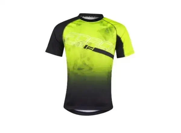 Force Core MTB dres krátký rukáv fluo/černá vel. XS