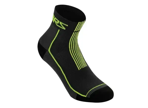 Alpinestars Summer 9 ponožky black/acid yellow vel. M (41-43,5)