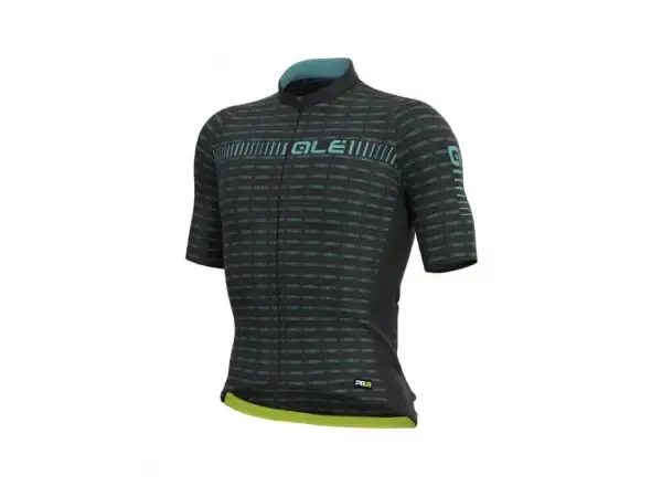 ALÉ GRAPHICS pánský dres krátký rukáv black/turquoise vel. M