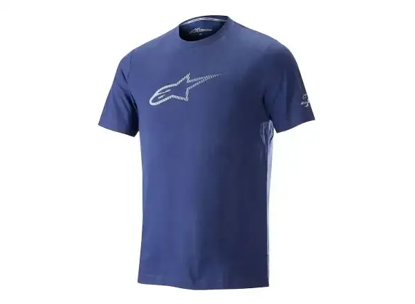 Alpinestars Ageless V2 Tech pánské triko krátký rukáv mid blue vel. M