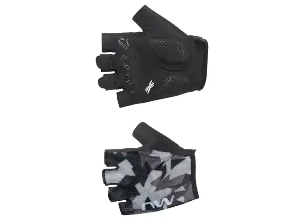 Northwave Active Junior Glove dětské krátké rukavice black/grey vel. 6
