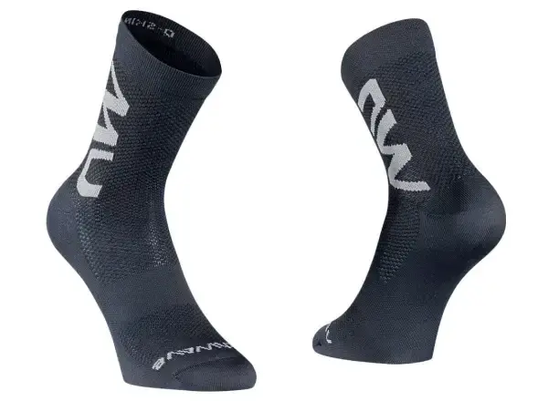 Northwave Extreme Air Mid pánské cyklo ponožky Black/Grey vel. S