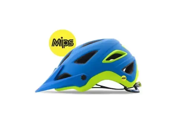 GIRO MONTARO MIPS Matt blue/lime 2018