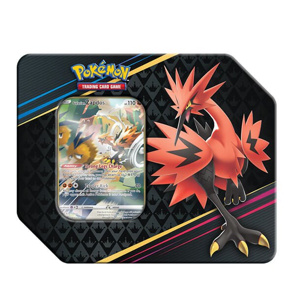 Pokémon Crown Zenith Special Tin - Galarian Zapdos (5x Booster)